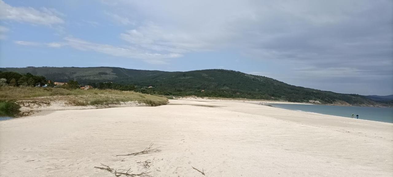 Apartamento Familiar En Finisterre Playa Langosteira Bagian luar foto